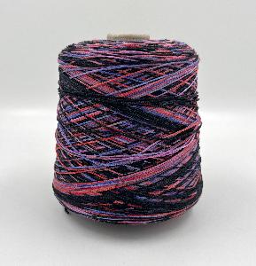 Пряжа Topgum Spectrum, Filati Be.Mi.Va, нейлон, мультиколор черный